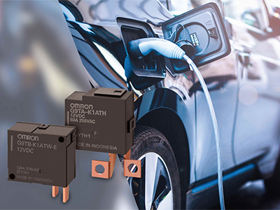 foto noticia Relés biestables (latching) Omron para corrientes de conmutación de 60 y 120 A
